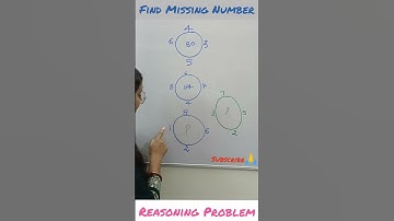 Find missing number #maths #reasoningtricks #mathstricks | Reasoning problems | shorts