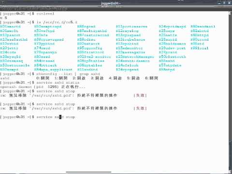 Runlevel, Chkconfig, Service