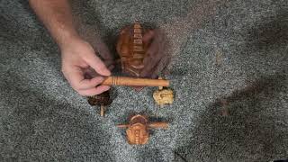 ASMR Wooden Frog Pond
