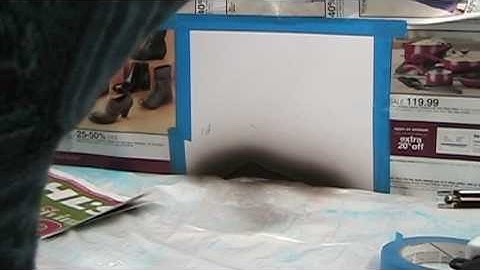 Painting the backdrop behind the river: Part 8