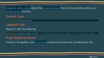 How to Fix the users.map is not a function Error in React Hooks