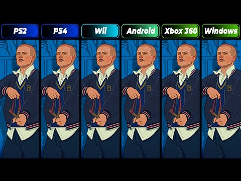 Bully | PS2 - PS4 - Wii - Xbox 360 - PC - Android | Graphics Comparison