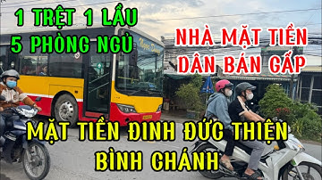 Nhà mặt tiền Đinh Đức thiện bình Chánh  .đối diện chợ.vị trí đẹp kinh doanh làm giàu thỏa mái ,