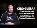 Rencontre avec ciro guerra prsident du jury de la semaine de la critique