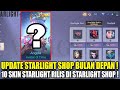 UPDATE STARLIGHT SHOP BULAN DEPAN ! 10 SKIN STARLIGHT BARU DI STARLIGHT SHOP BULAN NOVEMBER 2024 ML