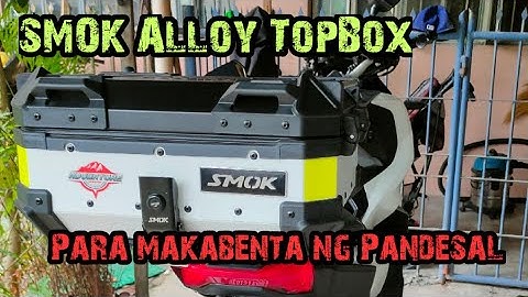 How to Install SMOK 25ltr Aluminum TopBox on a Honda ADV150 bike. ASMR Style