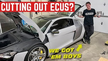CUTTING The ECUs Out Of My Twin Turbo Audi R8