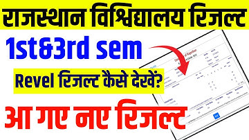 Rajasthan University Result 2025 /Uniraj Revaluation Result /Rajasthan University Result Kaise Dekhe