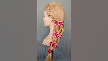 said  braid hairstyle #hairstyles #hairstyle #hairtutorial #hair #shorts #youtubeshorts #viral