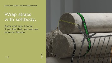 Wrap a strap in Cinema 4D - Softbody quicktipp