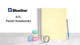 Blueline A7L Pastel Notebooks