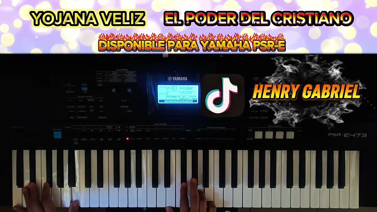 Yojana veliz - el poder del cristiano (Ritmo disponible para Yamaha PSR-E 