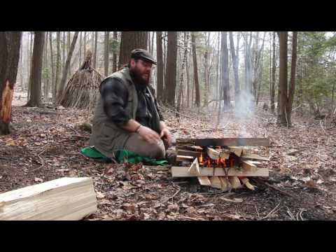 Firemaking Fridays: Log Cabin Fire