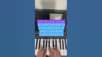 Thumbnail of Debussy - Claire De Lune Piano Cover/Tutorial