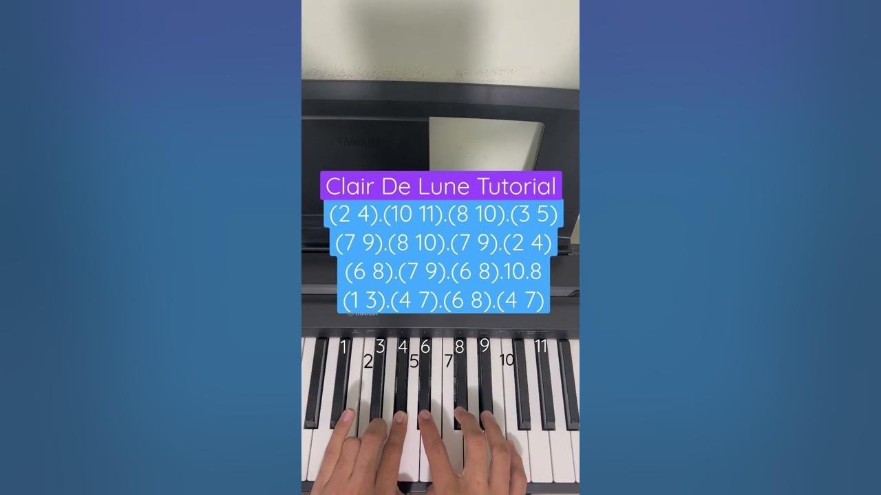 Debussy - Claire De Lune Piano Cover/Tutorial