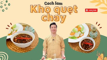 KHO QUẸT CHAY - chay nhưng hấp dẫn ngon miệng lắm  | Cùng Cháu Vào Bếp