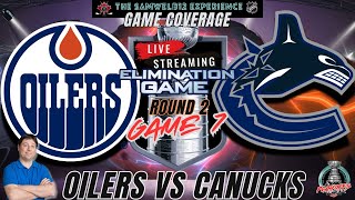 Live: Edmonton Oilers vs Vancouver Canucks Game 7 Coverage  2024 NHL Playoffs