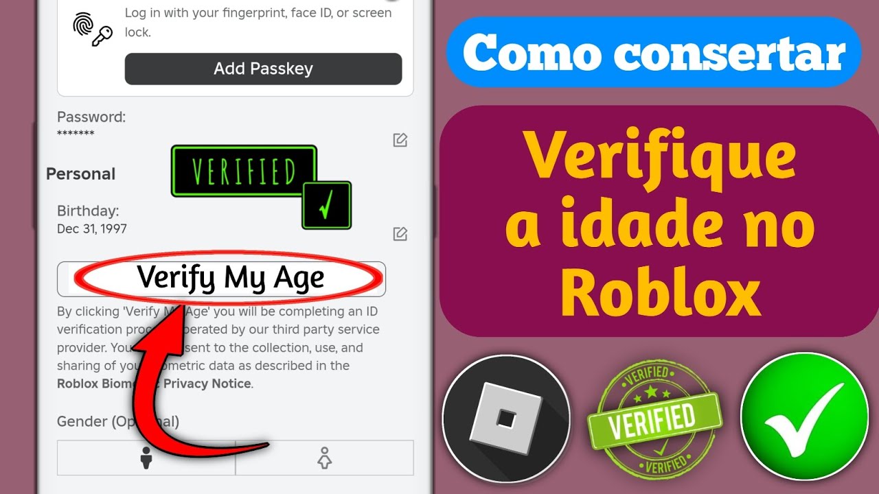 Como verificar a idade no Roblox-2024 || mostrar como verificar a idade