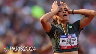 All Angles: Sydney McLaughlin-Levrone's WORLD RECORD Trials victory, stride by stride | NBC Sports