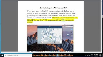 Set up NordVPN on macOS/Mac
