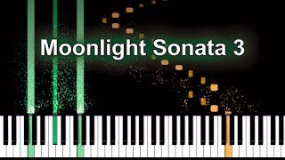 Moonlight Sonata 3rd Movement Beethoven Piano Tutorial Synthesia