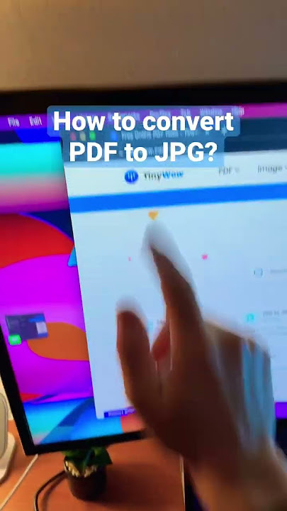 How to convert PDF to JPG online? 📃