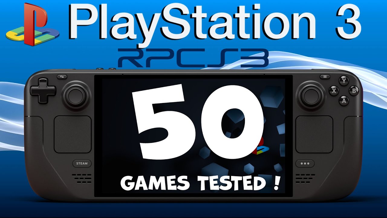 50 PS3 Games Tested on Steam Deck | RPCS3 Fast Performance Test