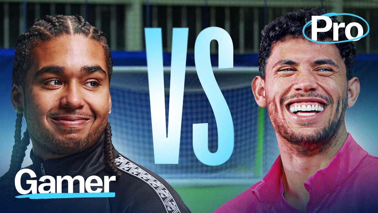Can a Professional Footballer beat a Pro Gamer? 🤔