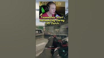 Teammates Start Harmonizing During 1v5 Clutch #shorts #mw2 #onyxsnake