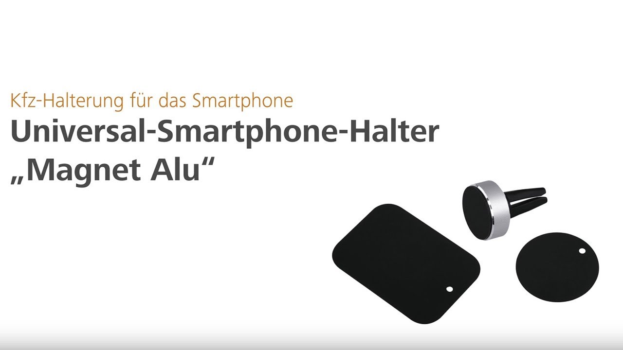 Hama Auto-Handyhalterung Magnet Alu für Lüftung drehbar