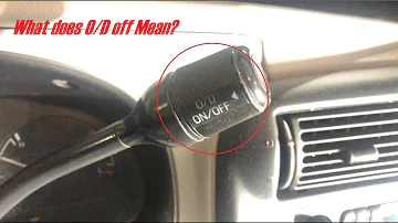 What does o d off mean in a Jeep Grand Cherokee?