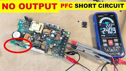{1057} Delta 24V power supply repair, no output voltage