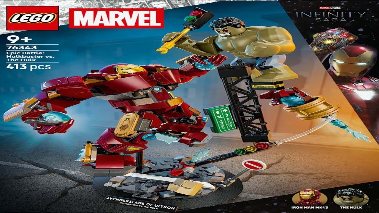 LEGO Instructions – Marvel Super Heroes – 76343 – Epic Battle: Hulkbuster vs. The Hulk (All Books)