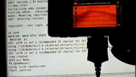 Booting GP2x WIZ over Serial Connection to get directly access to the Linux