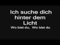 Rammstein - Wo Bist Du (lyrics) HD