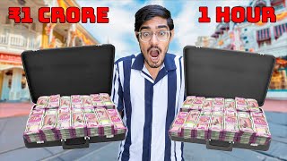 Spending 1,00,00,000 Rupees in 1 Hour Challenge | एक घंटे में उड़ा दिए एक करोड़