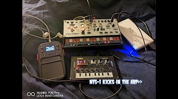 NTS-1 and VOLCA MODULAR INFINITISM HD, BED TIME SET UP. Abstract