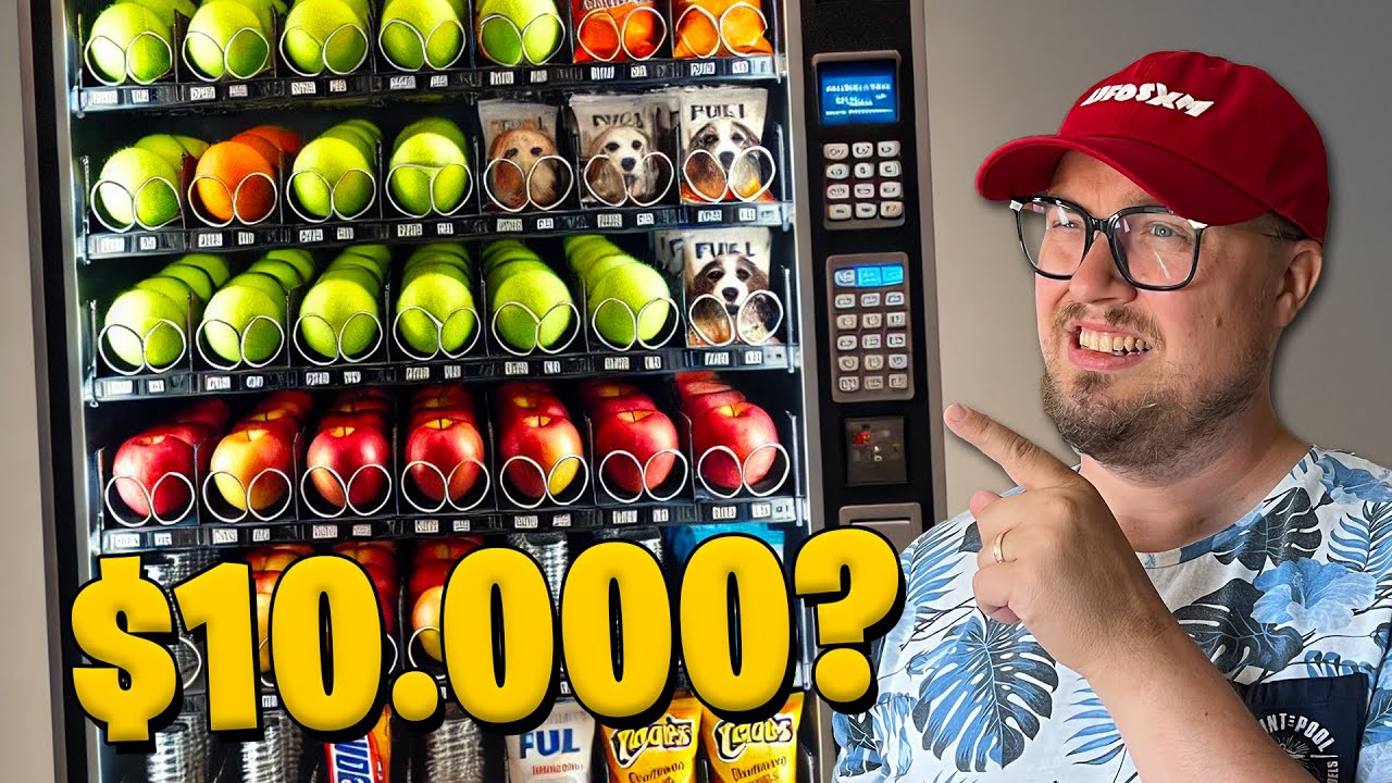 Köper varuautomater och kör över folk