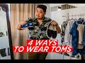 How to  wear toms mens