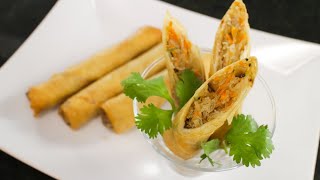 Crispy Spring Rolls Recipe เปาะเปี๊ยะทอด - Hot Thai Kitchen