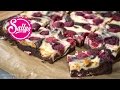 Cheesecake Brownies / Käsekuchen Brownies mit Himbeeren / Sallys Welt