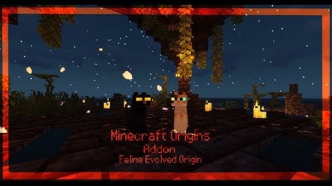 Minecraft Origins Addon | Feline Evolved Origin