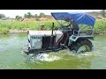 Washing my Eicher 242 Tractor in River