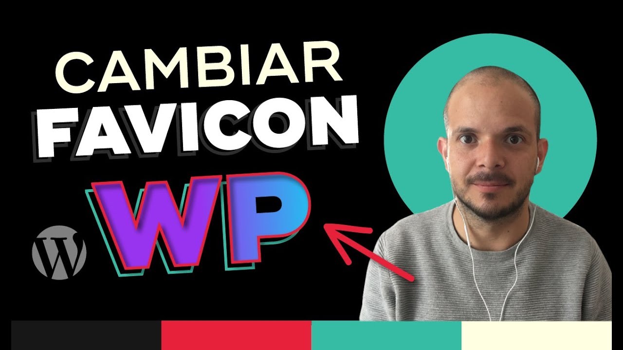 Cambiar Favicon en WordPress: ? Cómo poner ícono de página web en pestaña  de Navegador - YouTube