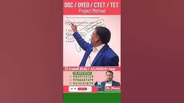 Project Method | ప్రాజెక్ట్ పద్ధతి | Dr. Moses | Emily Academy