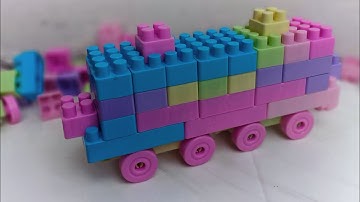 Satisfying LEGO Blocks Train Car Build | Relaxing Railway ASMR