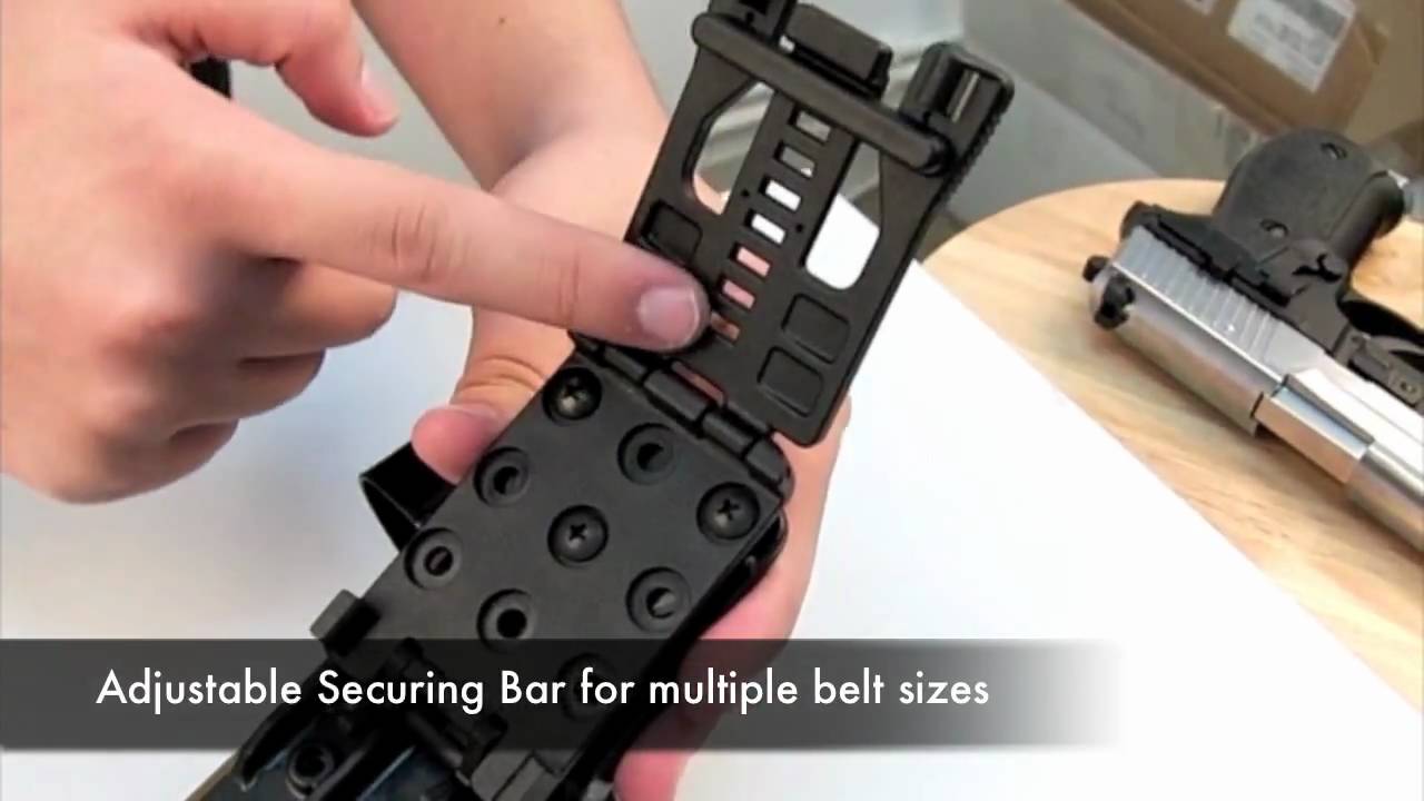 Blade Tech Kydex Duty Tek Lok Holster Rapid Fire Review (HD) Redwolf Airsoft RWTV YouTube