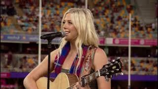 Sara Berki - 'Take Me Home, Country Roads' Cover (Live at the Gabba Brisbane)