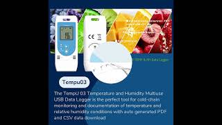 tempu03 rh temperature datalogger