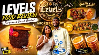 LEVELS Microbrewery Food Review 🍻 | Bangalore’s Secret Garden? 🌿 Full Honest Review!